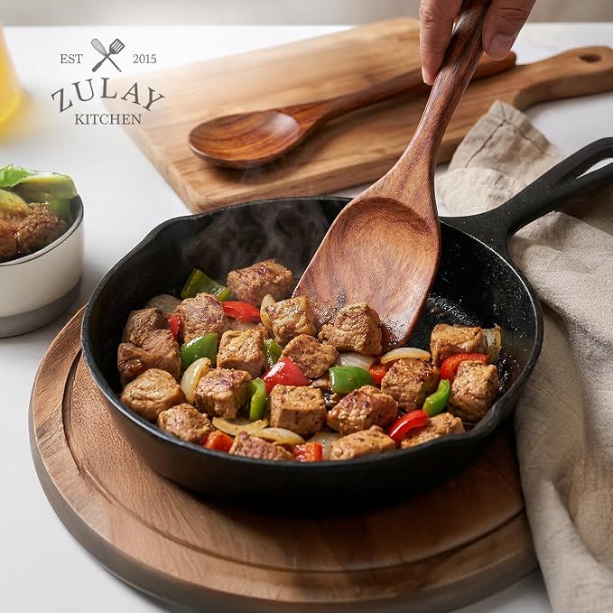 Zulay Kitchen Premium 8-Piece Wooden Spoons - Image 9