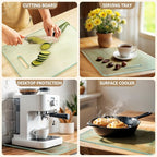 3 Pack Glass Cutting Boards for Kitchen Counter, Scratch Resistant, Dishwasher - Image 7