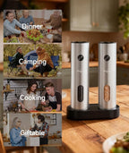 Electric Salt and Pepper Grinder Set - Image 7