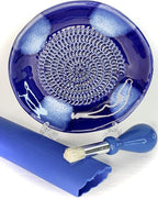 BonCera, All-in-one Premium Ceramic Garlic Grater Plate 4-Piece Set by BonCera