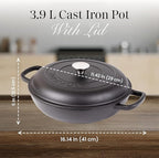 Shallow Cast Iron Casserole - Image 2