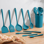 Homikit Silicone Cooking Utensils Set, 15-Piece Nonstick and Heat Resistant - Image 7