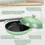 TeamFar Cast Iron Bread Dutch Oven, 6 Qt Enameled Dutch Oven Pot - Image 7