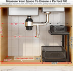 2-Pack 18.5 IN Depth Under Sink Organizer - Image 2