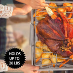P&P CHEF 16" Roaster Roasting Pan - Image 6
