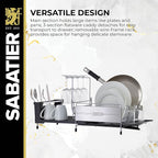 Sabatier Expandable Stainless Steel Dish Rack - Image 4