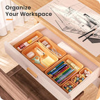 A-LUGEI【】【5 Size】Tool Box Organizer Tray Divider Set, 【Orange】 Desk - Image 2