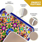 Mexican Talavera Dish Drying Mat Navy Blue Microfiber Dish Drain Pad - Image 4