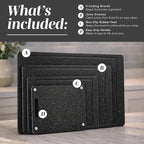 COOK WITH COLOR Non-Slip Cutting Board Set – Kitchen Essentials with Easy Grip - Image 2