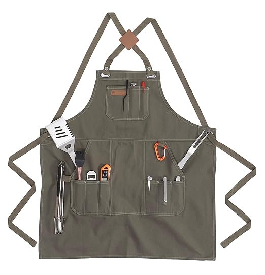 Chef Works Unisex Ayden Grill Apron - Image 4