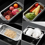 pollock 4 In 1 Collapsible Sink Colander - Image 8
