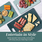 COOK WITH COLOR Non-Slip Cutting Board Set – Kitchen Essentials with Easy Grip - Image 6