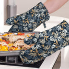 BONTHEE Oven Gloves Extra Long Cotton Cooking Gloves - Image 5