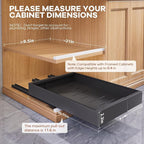 Seinloes 2 Pack Expandable Pull Out Cabinet Organizer 21" Deep - Image 3