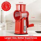 SUSTEAS Rotary Cheese Grater - Image 6