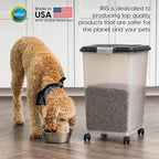 IRIS USA Airtight Dog Food Storage Container, Attachable Wheels, - Image 8