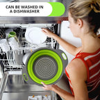 Green Kitchen Strainer Colander Set - Image 8