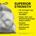 Glad ForceFlex MaxStrength Kitchen Trash Bags, 20 Gal, Fresh Clean Febreze - Image 5