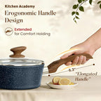 Kitchen Academy Pots and Pans Set Non Stick - Image 5