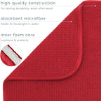 S&T INC. Dish Drying Mat, 16” x 18”, Absorbent Microfiber Kitchen Counter Mat - Image 3