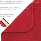 S&T INC. Dish Drying Mat XL, 18” x 24”, Absorbent Microfiber Kitchen Counter Mat - Image 3