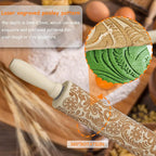 Embossed Wooden Rolling Pin, Embossing Rolling Pin - Image 4