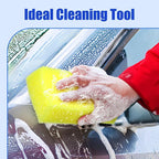 DECOHS 2 Pcs Bug Scrubber Sponge- Reusable Car Bug & Tar Remover Sponge- Car - Image 4
