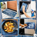 Fourluoo 10 Pcs Farmhouse Kitchen Decor and Accessories Set 4 Kitchen Towels 2 - Image 6