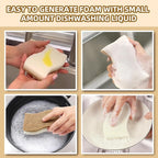 Natural Kitchen Sponges, Biodegradable & Compostable | Non-Scratch Cellulose - Image 2