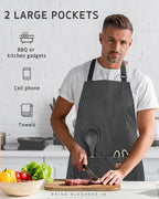 Syntus Chef Apron for Men Women Kitchen Cooking Apron - Image 7