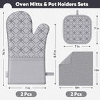 Oven Mitts and Pot Holders Set - Image 2