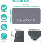 Coffee Bar Mat for Countertops 31.5inx17in, Absorbent Hide Stain Anti-Slip Cafe - Image 5