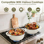Enameled Cast Iron Dutch Oven Pot - Image 6