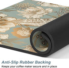 Rnivvi Coffee Mat, Hide Stain Rubber Backed Absorbent Dish Drying Pad - Image 4