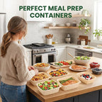 100 Piece Meal Prep Containers - Image 3