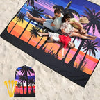 HIHOHO Beach Blanket Waterproof Sandproof Extra Large Beach Mat 79" X - Image 6