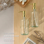MaisoNovo Soap Dispenser 2-Piece Set | 16.9oz Clear Bottles - Image 6