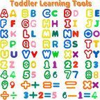 Dough Tool Set with Dough Alphabet Cutters, Numbers Cutters, Mathematical - Image 3