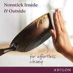 Anolon Advanced Home Hard Anodized Nonstick Frying Pan, 14.5 Inch – Large - Image 4