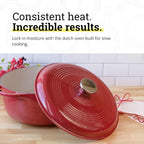 Lodge Essential Enamel Cast Iron Dutch Oven - Image 3