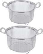 Tiawudi 2 Pack Strainers for Kitchen, 18/8 Stainless Steel Colander by Tiawudi