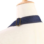 Tosewever Canvas Cross Back Chef Cotton Aprons - Image 5
