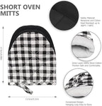 1 Pair Short Oven Mitts - Image 3