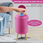 Pukomc Smart Sensor Wastebasket, Convenient and Hygienic Easy to Use, - Image 3