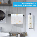 2nd Gen Paper Towel Holder Under Cabinet No Drilling, Self Adhesive or Drilling - Image 5