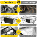PureBox Expandable Over The Sink Dish Drying Rack - Image 5
