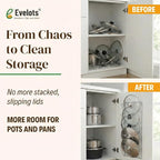 Evelots 6-Tier Pot Lid Organizer - Image 4