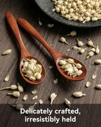 8Pcs Small Wooden Spoons for Eating, Wood Honey Spoon for Tea, Coffee&Soup - Image 3