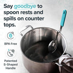 Souper Cubes + Lori Greiner No Mess Stainless Steel Cooking Spoon - Image 3