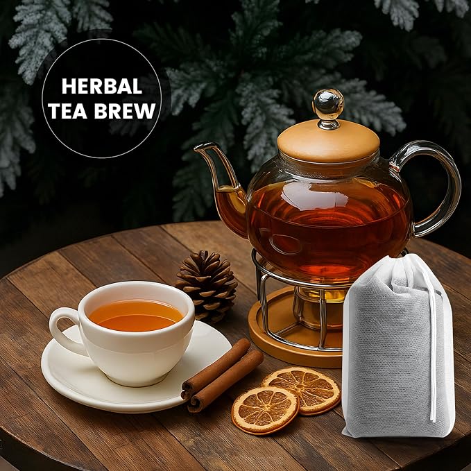 Cold Brew Bags, 6 * 8 Inch Fine Mesh Drawstring Pouches, Fits Mason Jars & - Image 9